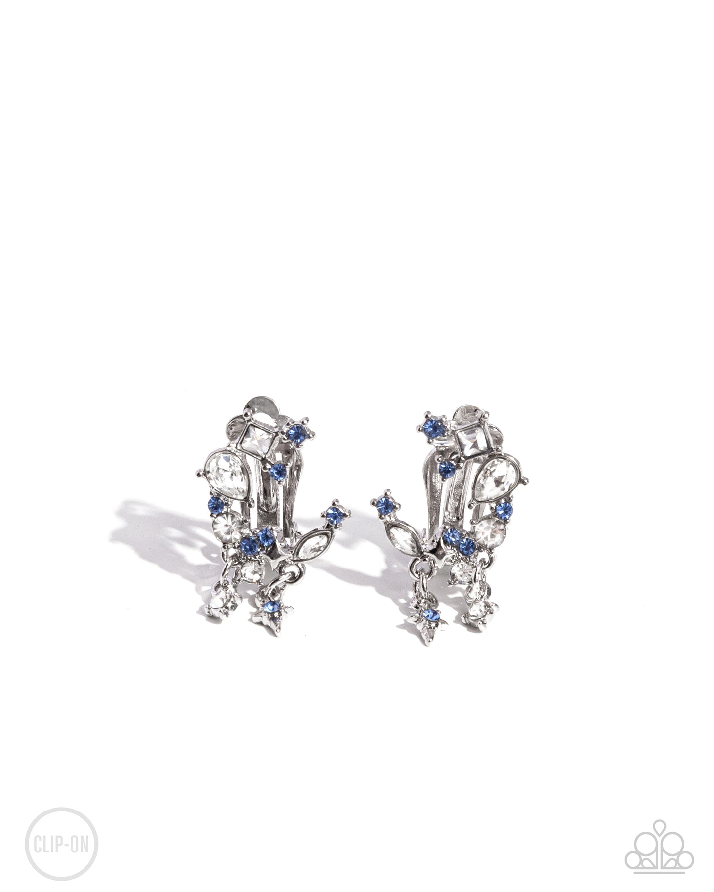 Fantastical Fashion - Blue Clip-On Earring