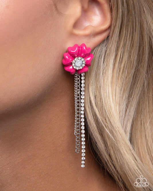 Floral Fuel - Pink Earring