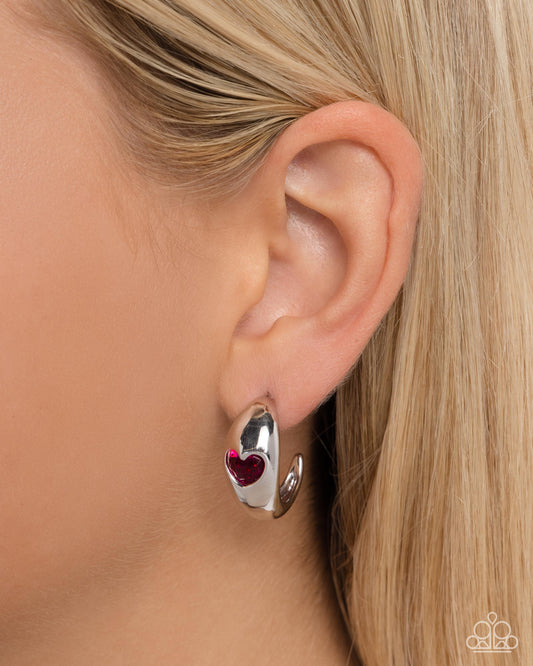 Perfect Point - Pink Earring