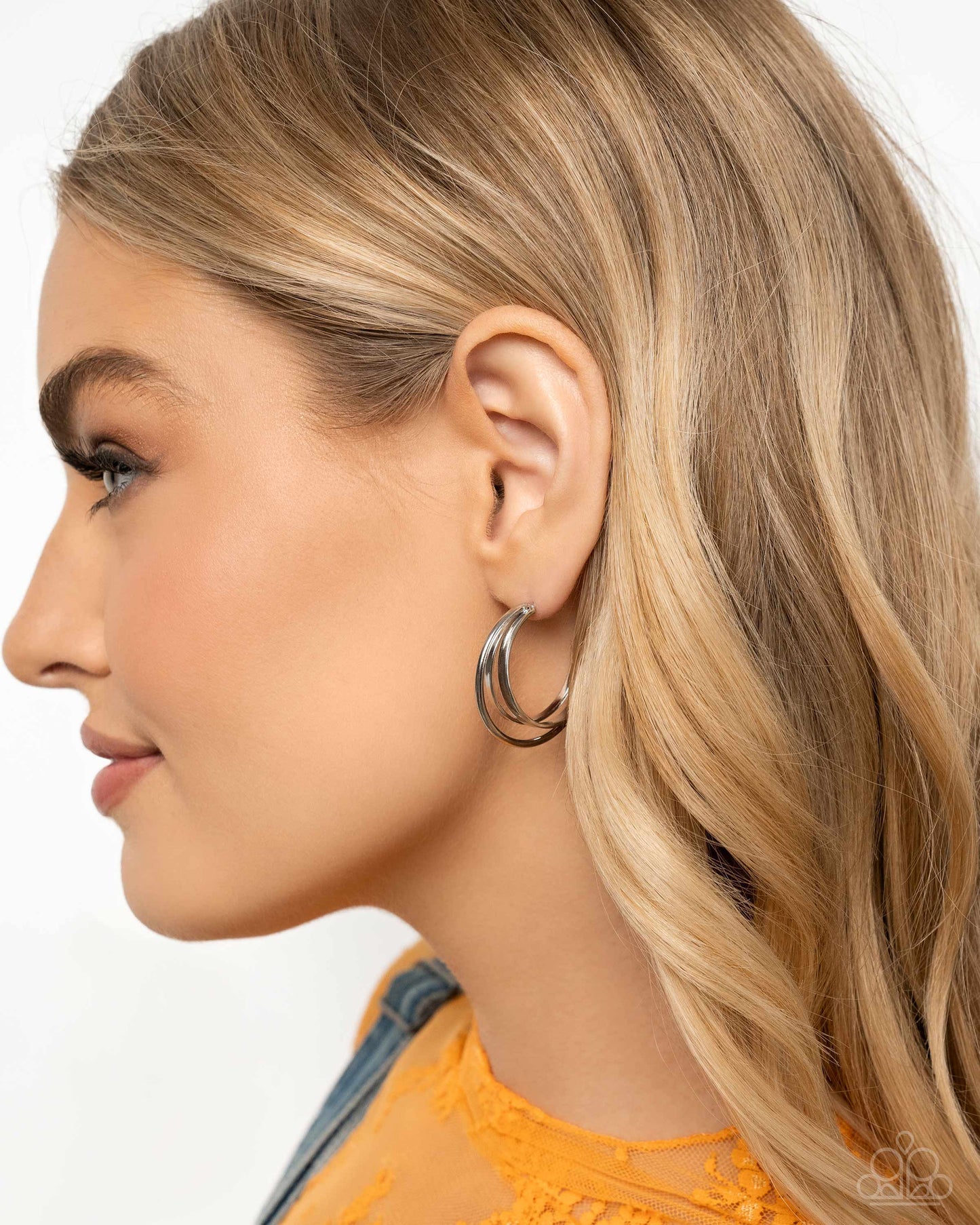 Curly Charisma - Silver Earring