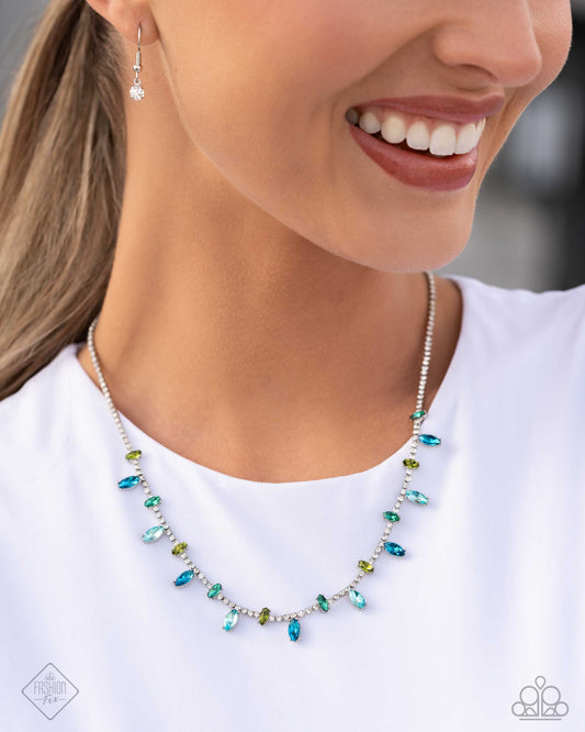 Feminine Fashion - Blue Necklace