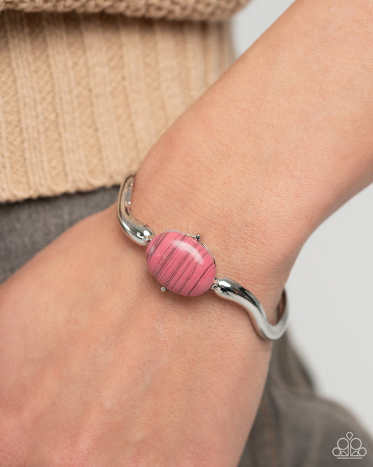 Striped Sensation - Pink Bracelet