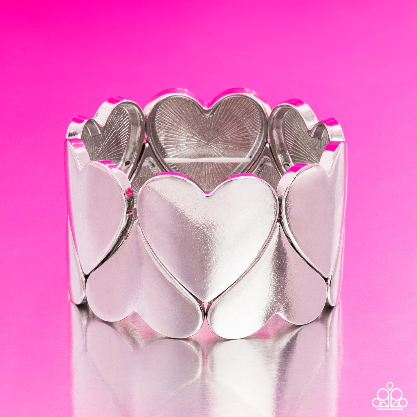 Sweetheart Setting - Silver Bracelet