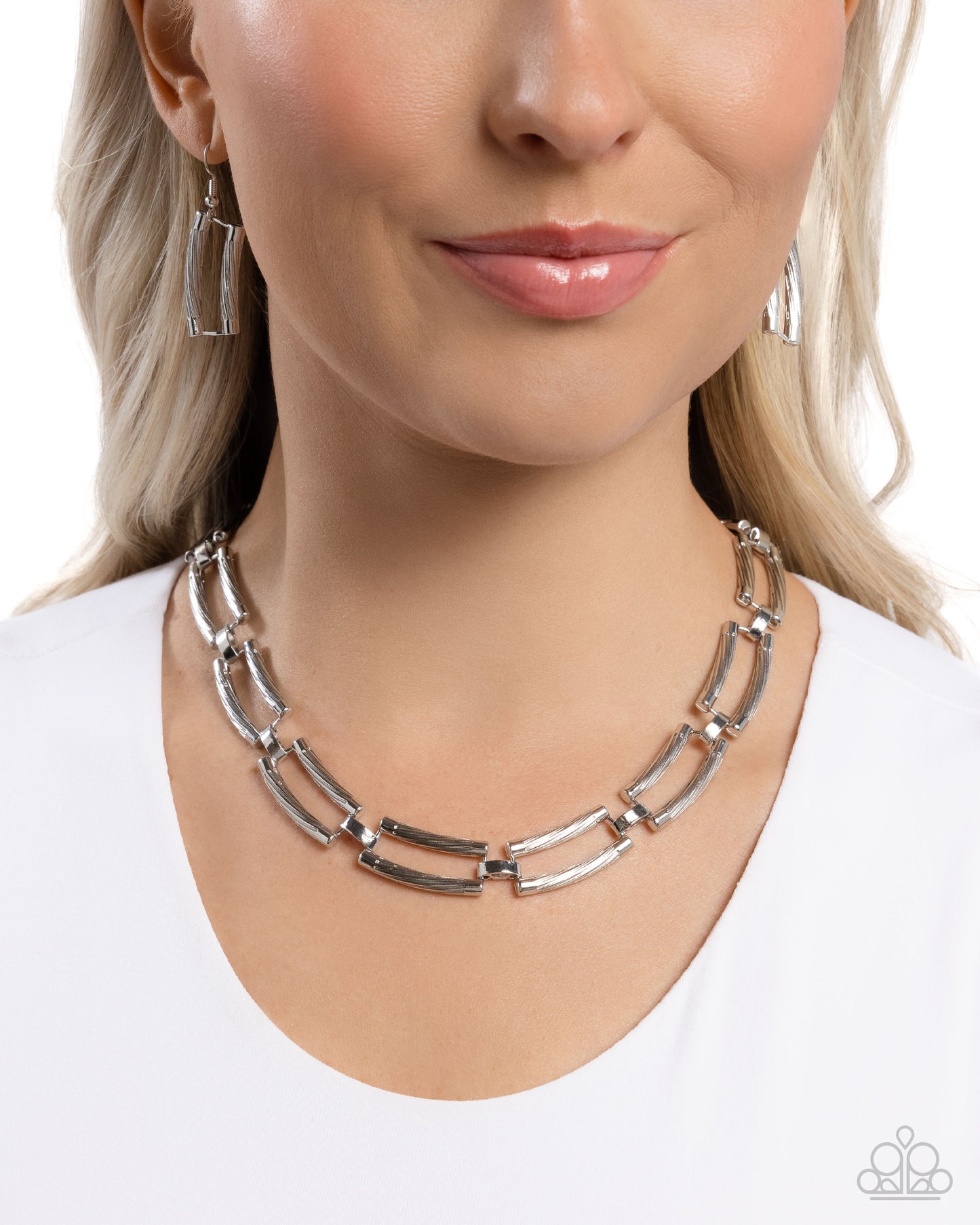 Technical Texture - Silver Necklace