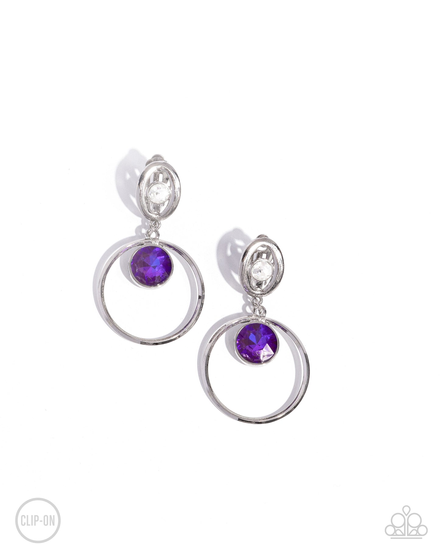 Modern Moment - Purple Earring