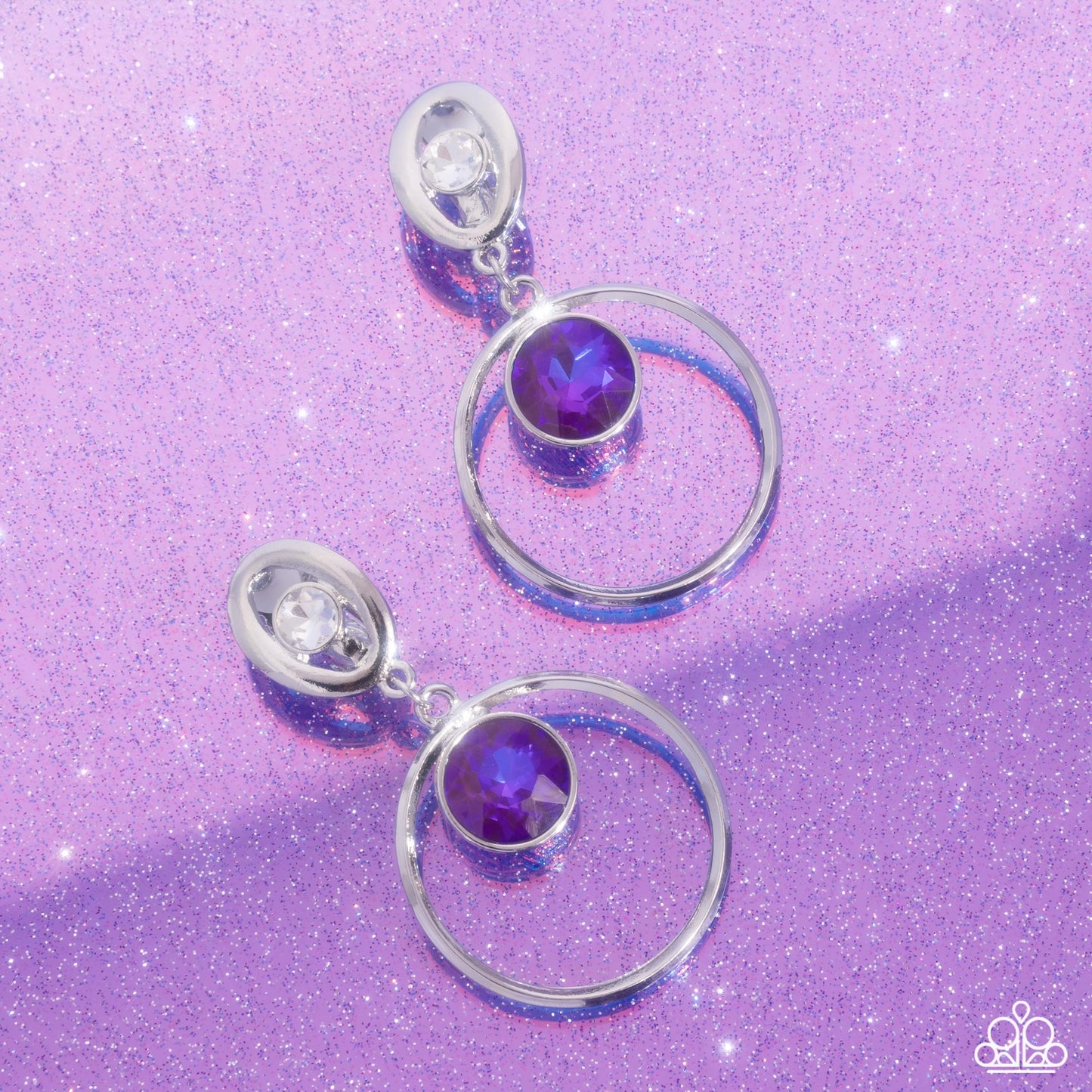 Modern Moment - Purple Earring