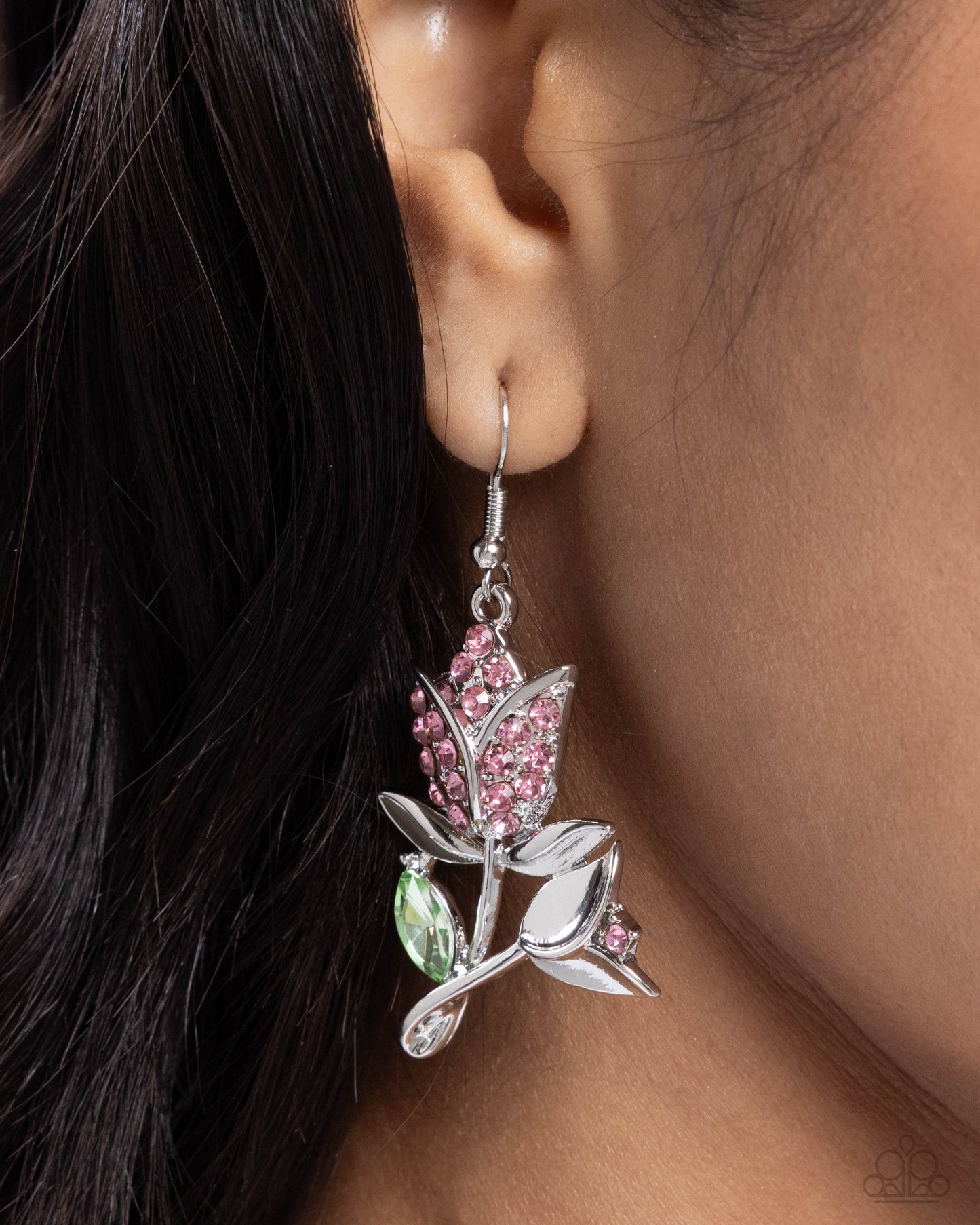 Tulip Tradition - Pink Earring