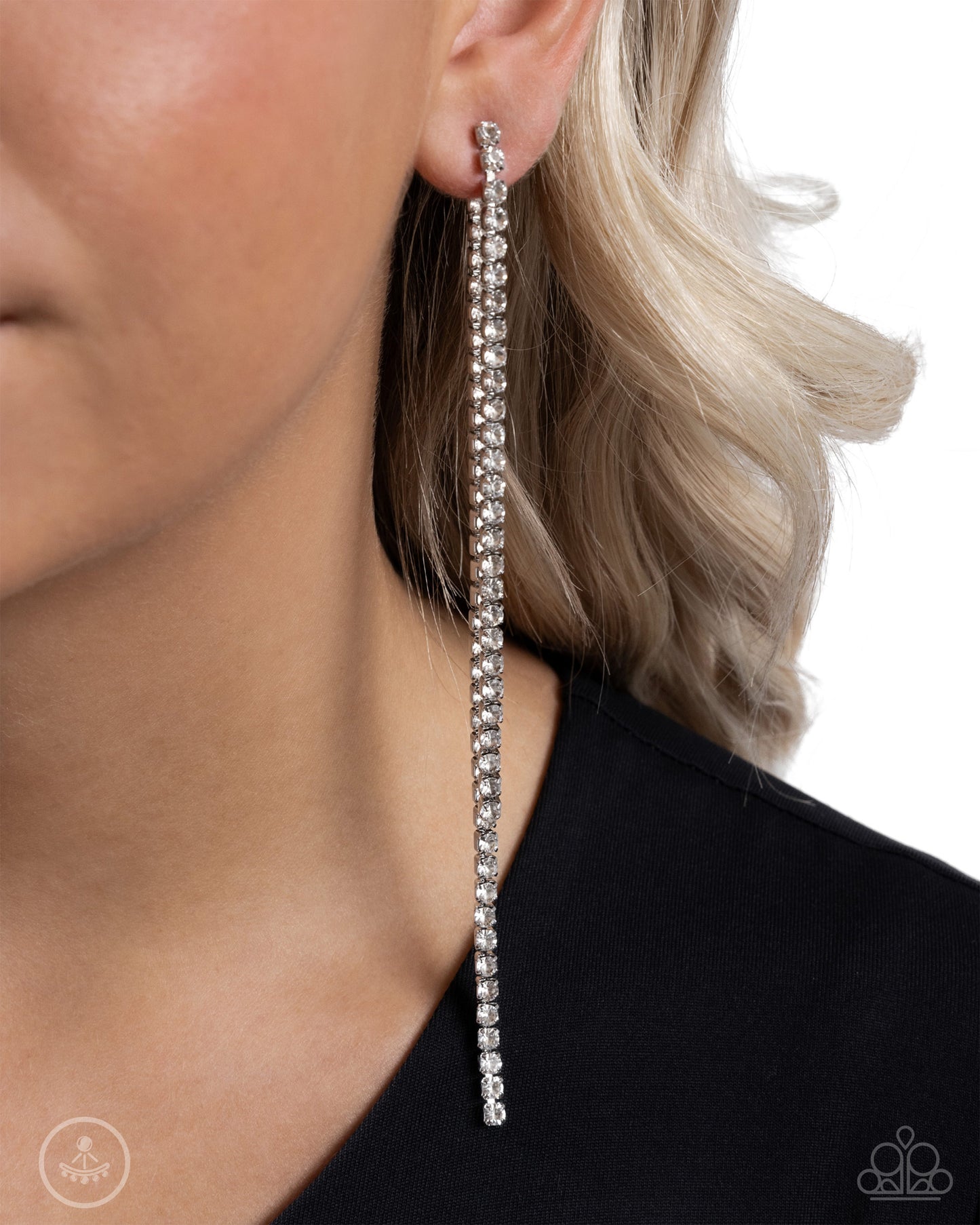 Elevated Elegance - White Earring