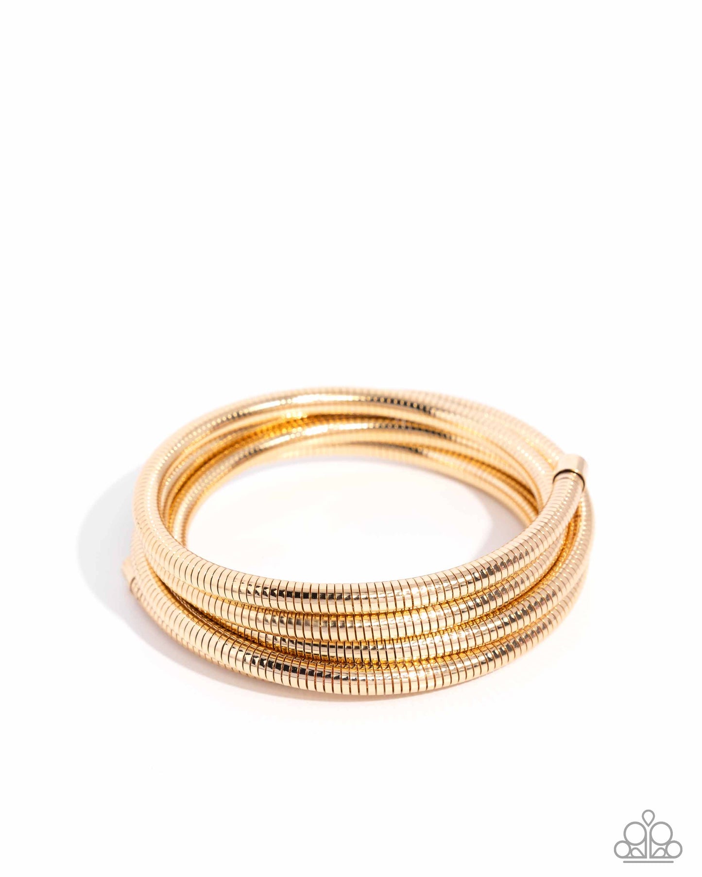 Coiled Command - Gold Bracelet