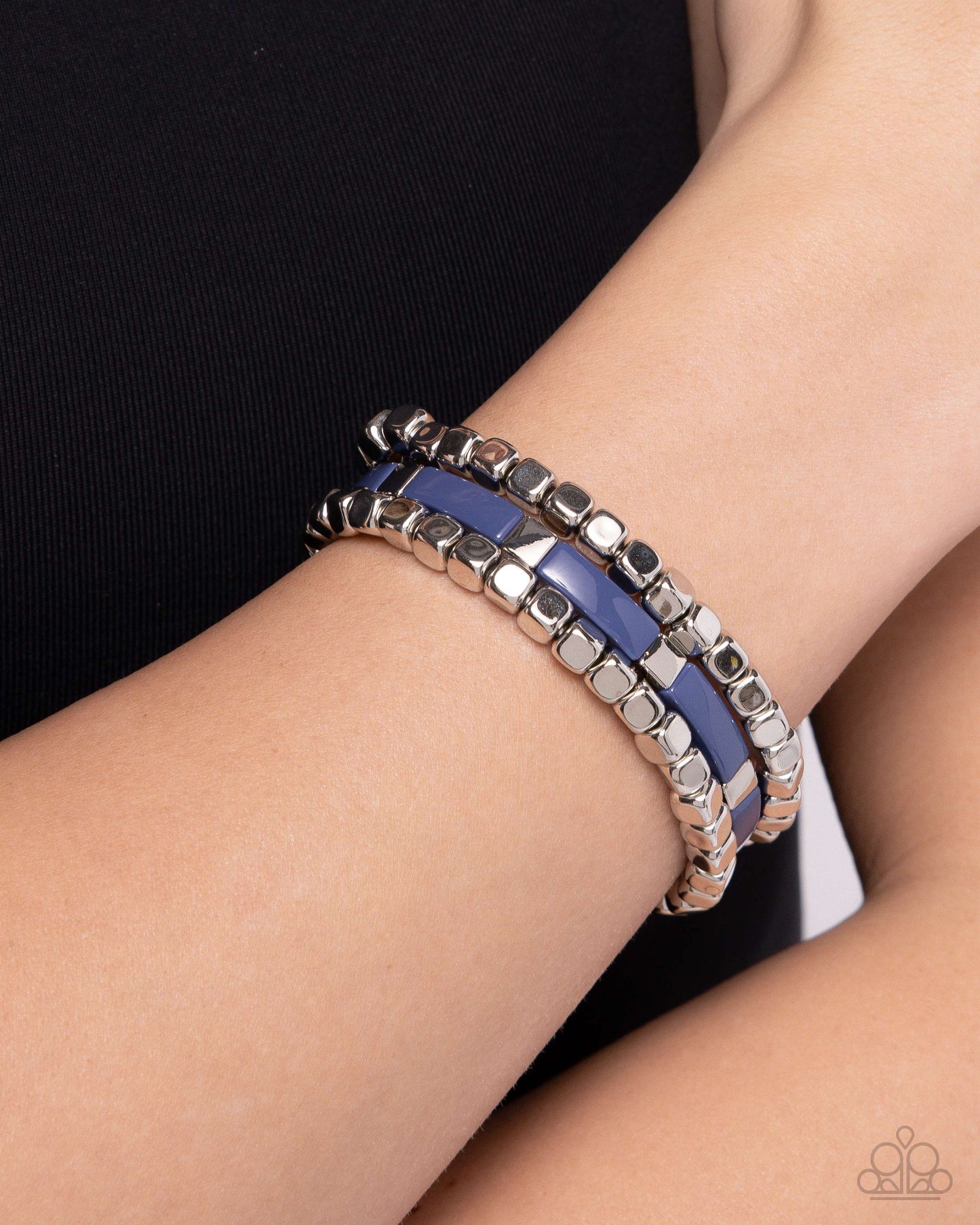 Colorful Cadenza - Blue Bracelet