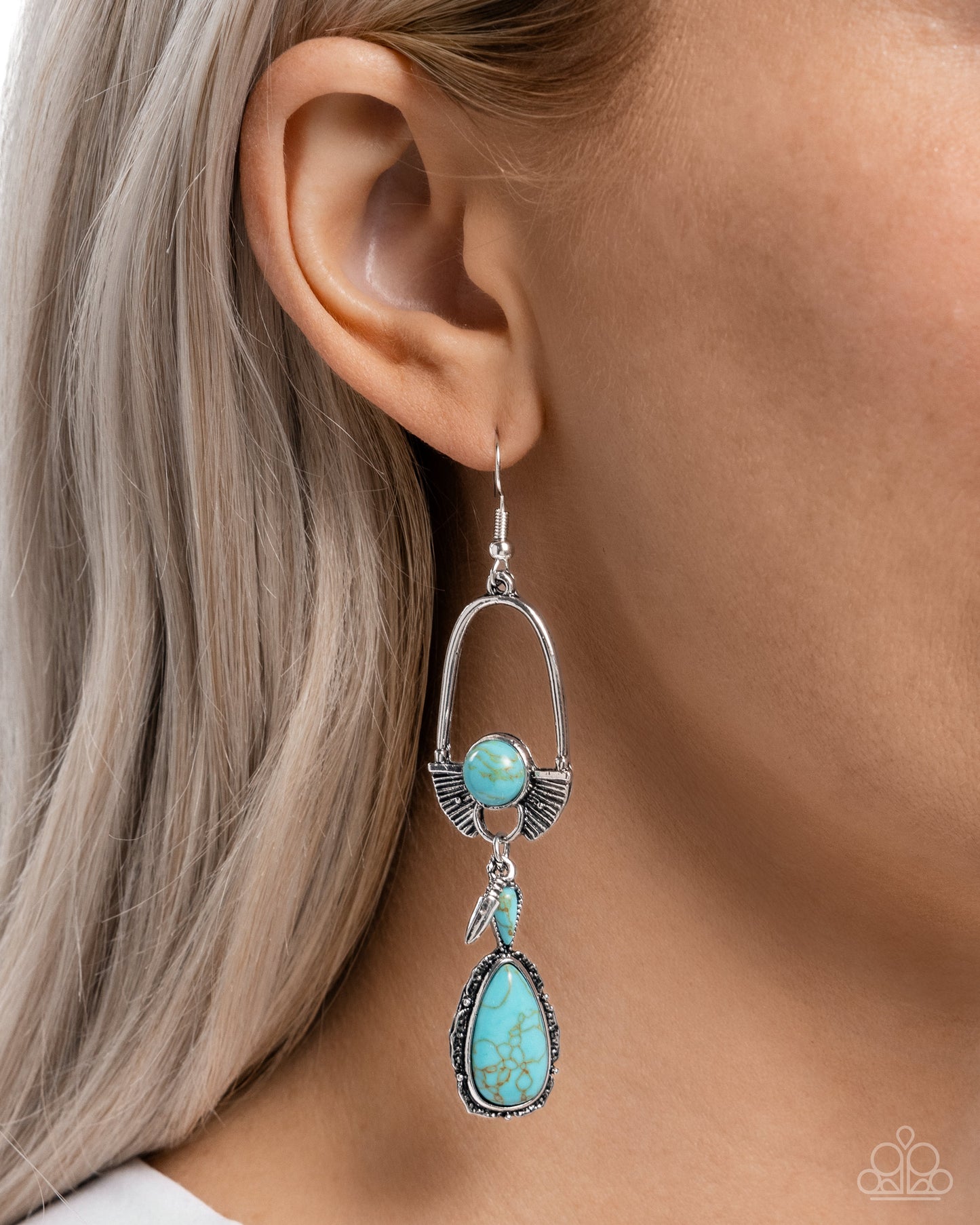 Badlands Basic - Blue Earring