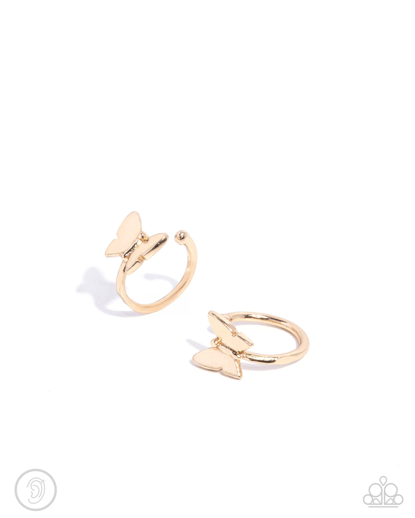 Aerial Attitude - Gold Cuff Earring