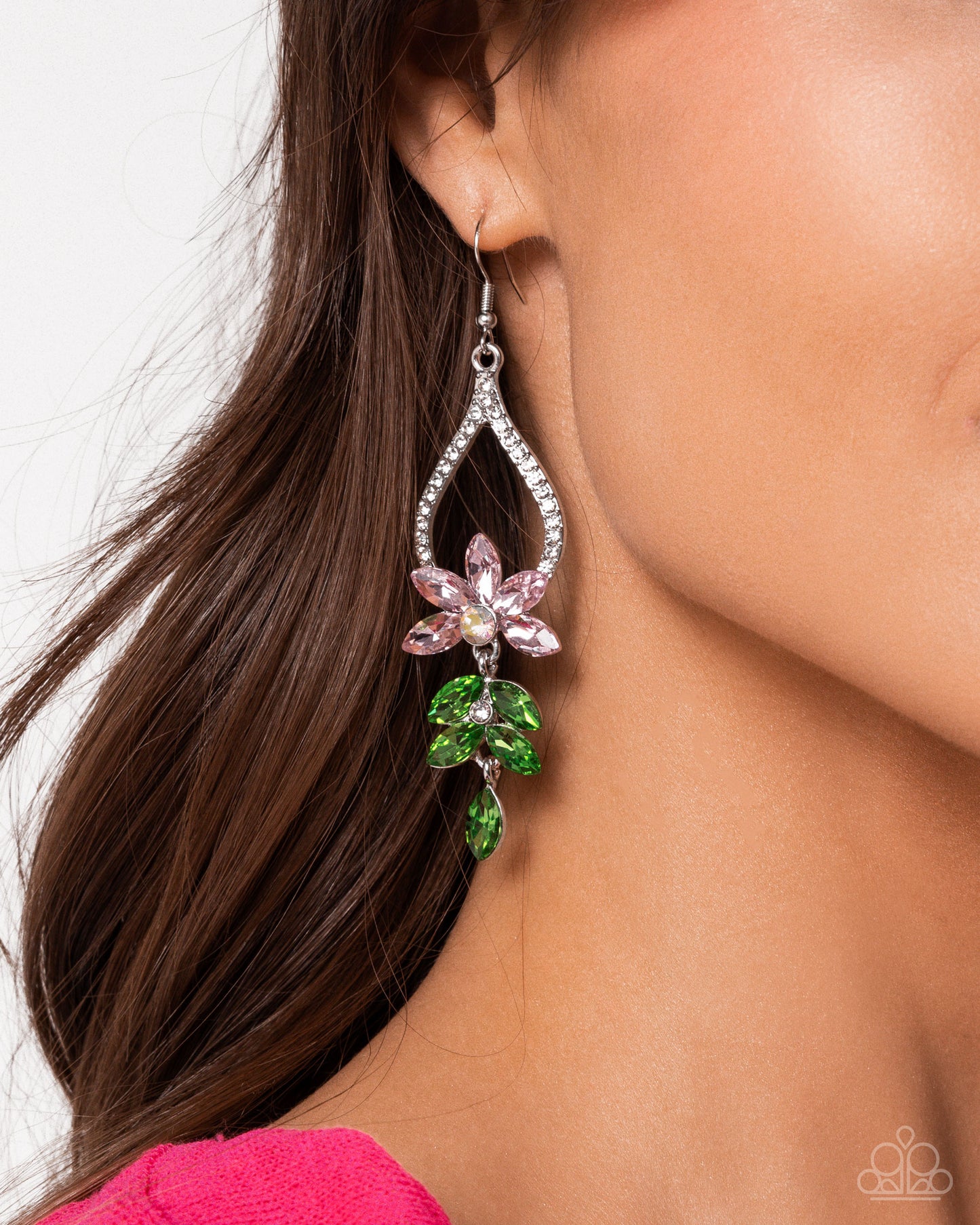 Floral Fuss - Pink Earring