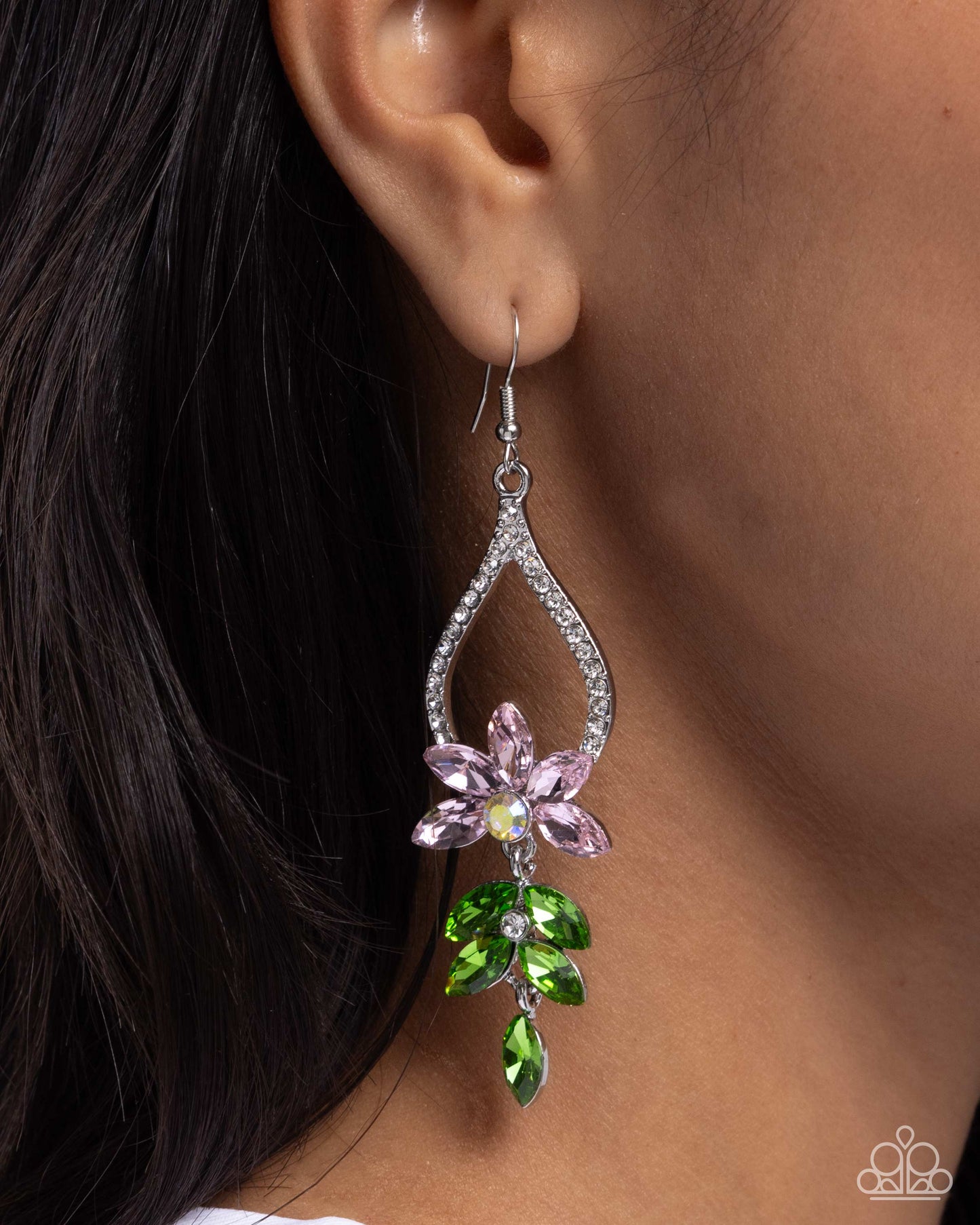 Floral Fuss - Pink Earring