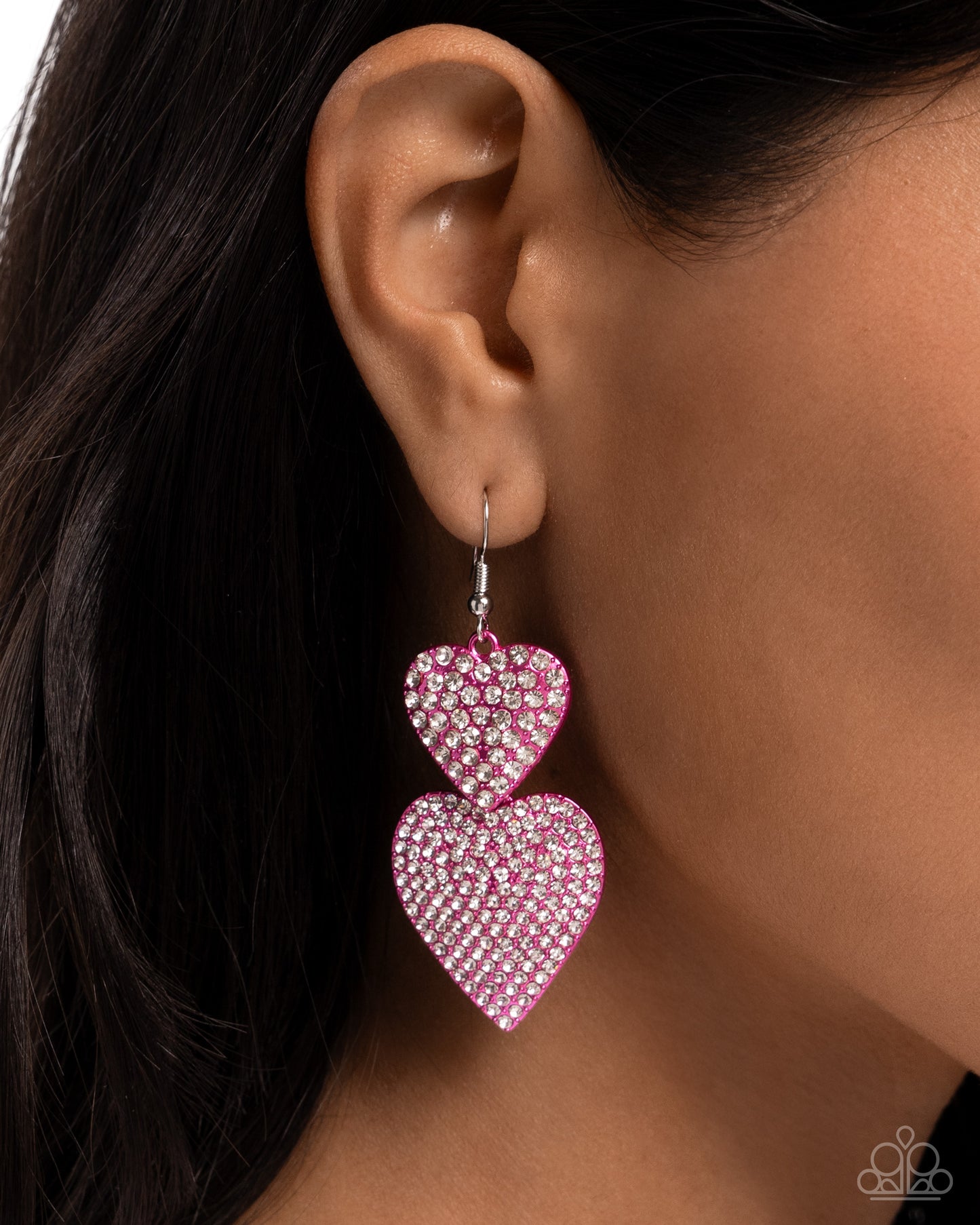 Never Enough Sparkle - Pink Earring