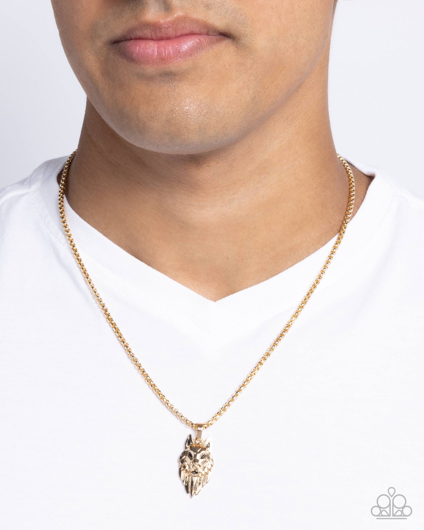 Wolf Warrior - Gold Necklace