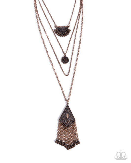 Faithful Filigree - Copper Necklace