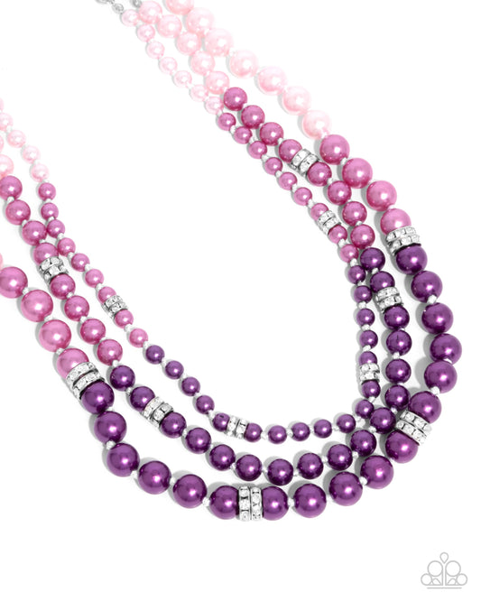 Ombré Ornament - Purple Necklace