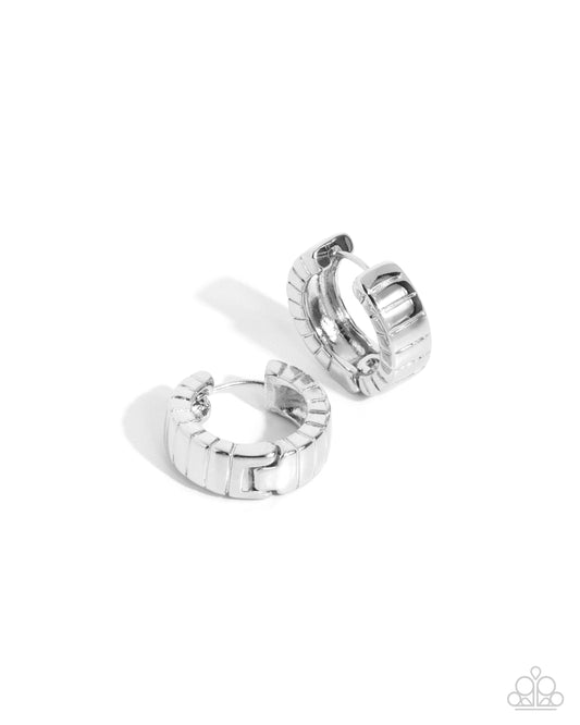 BOLD Up! - Silver Earring