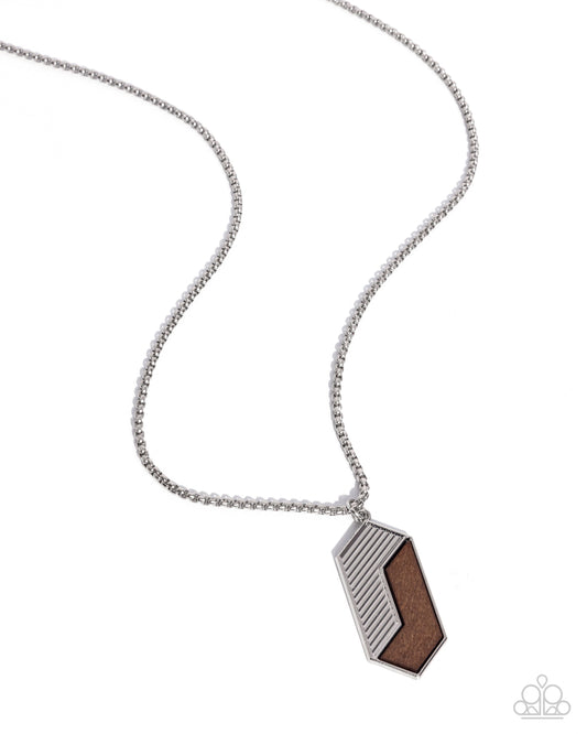 WOODWORK Study - Silver Necklace