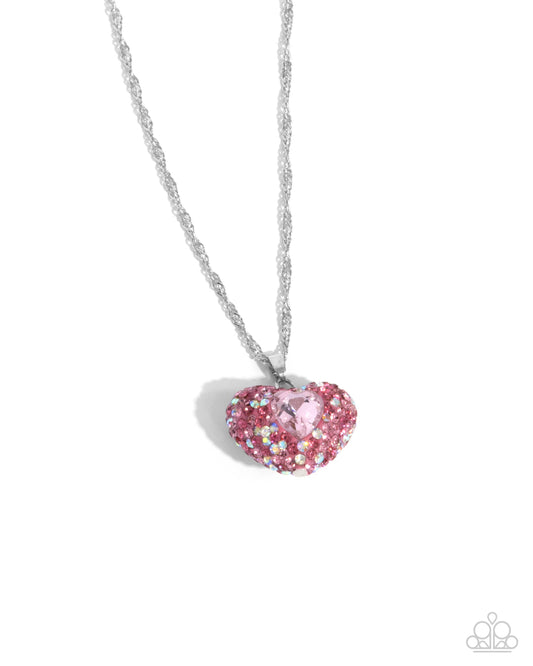 Best Of My Heart - Pink Necklace