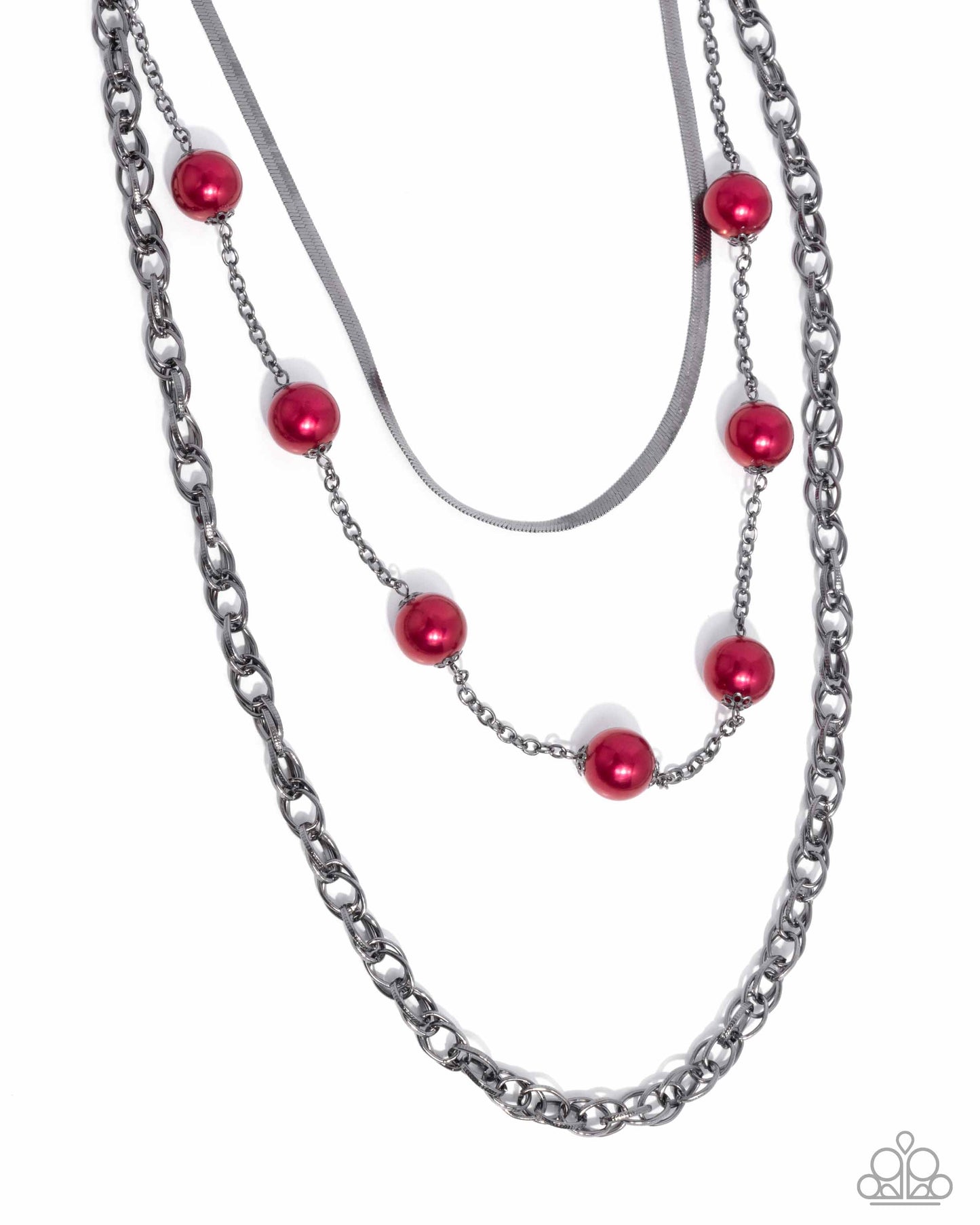 High-Class Haute - Red Necklace