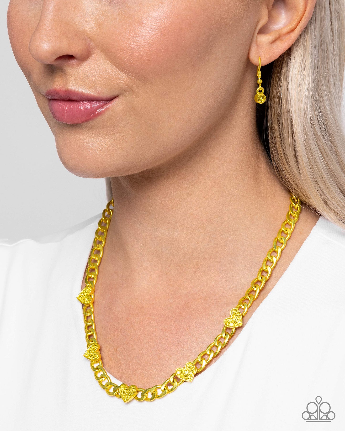 Fond Fashion - Yellow Necklace