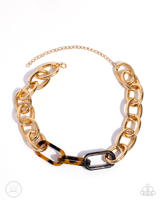 Uniquely Upmarket - Gold Necklace