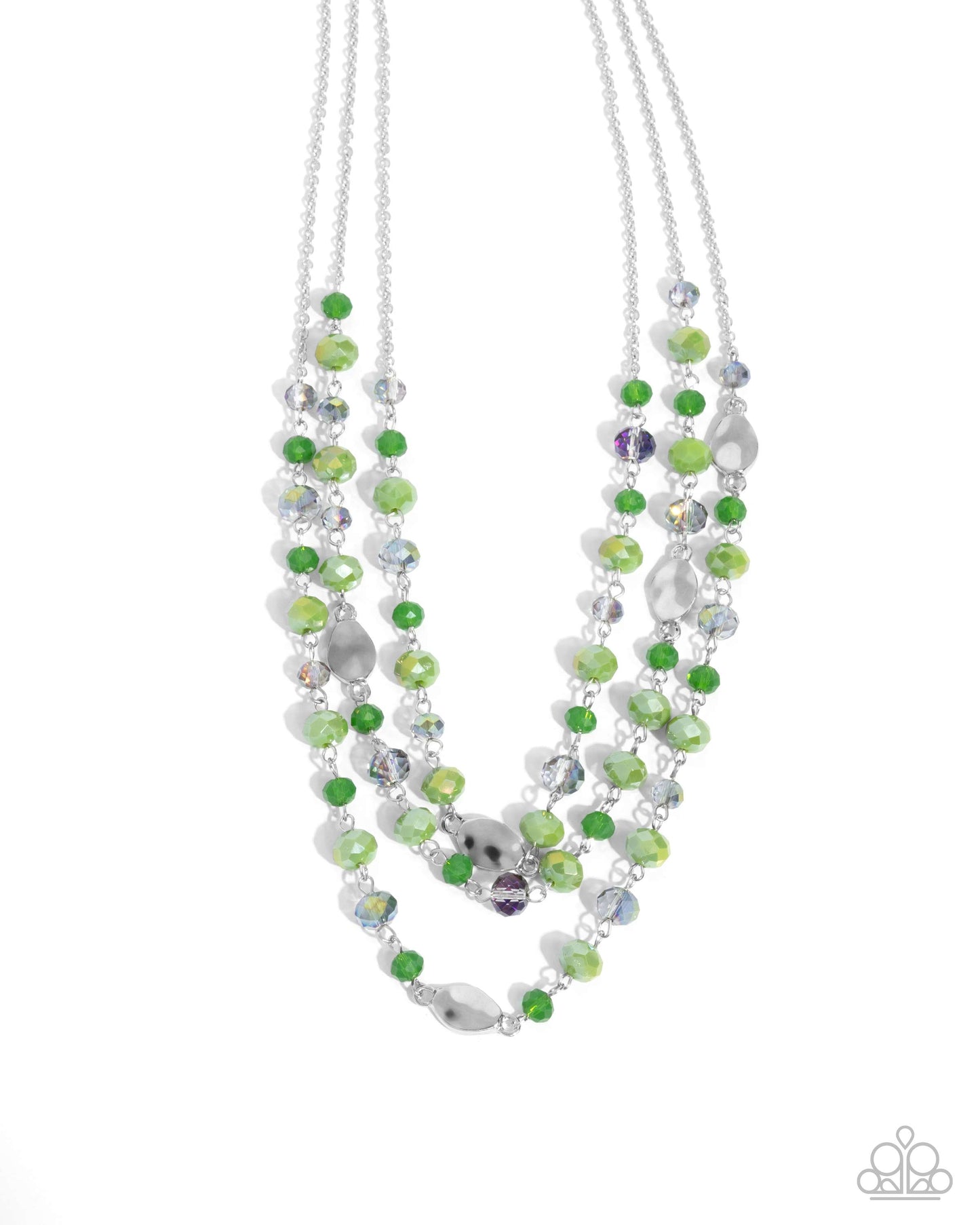 Radiantly Rich - Green Necklace