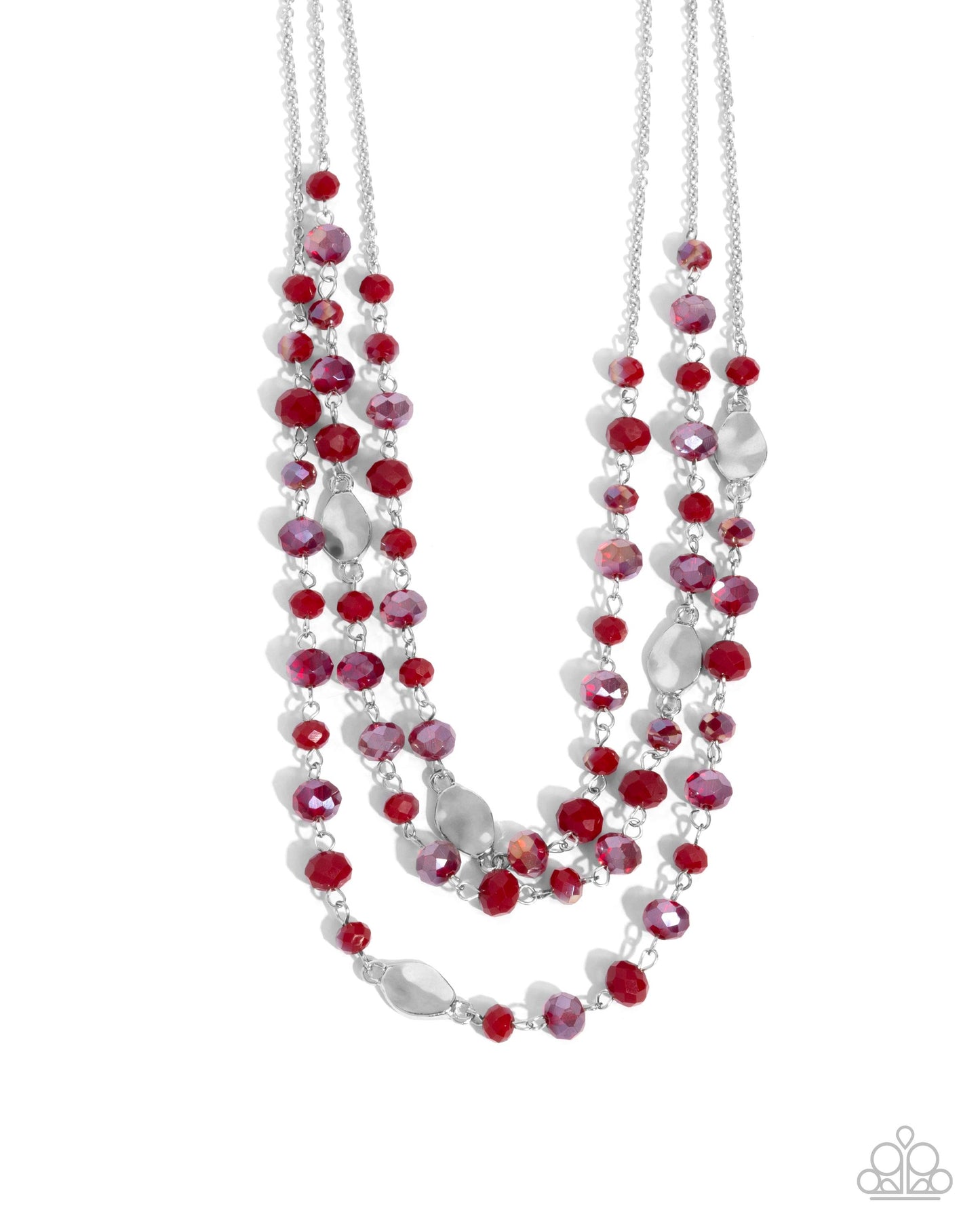 Radiantly Rich - Red Necklace