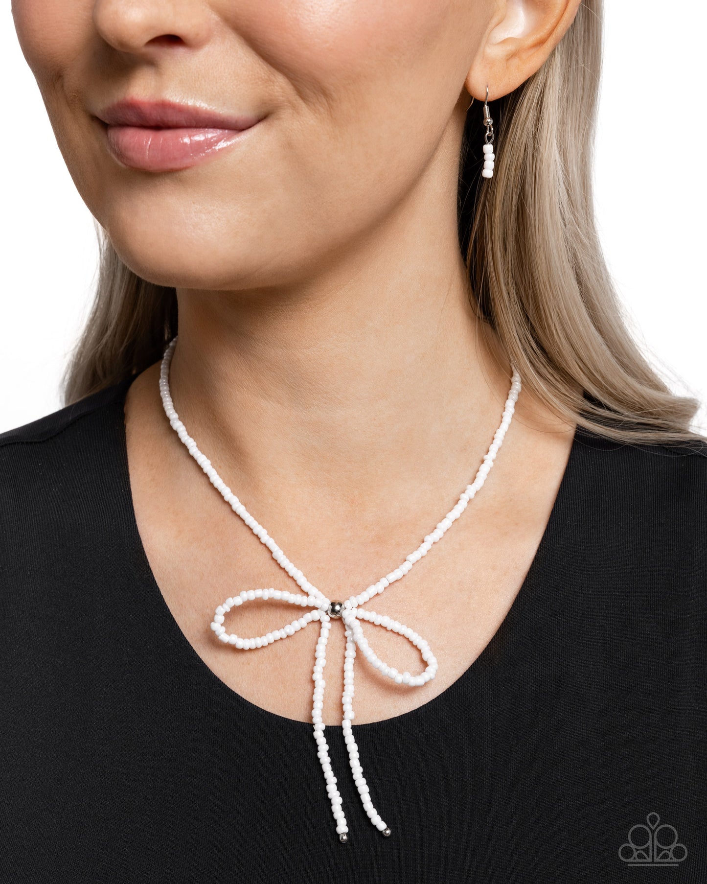 High-Class Hype - White Necklace