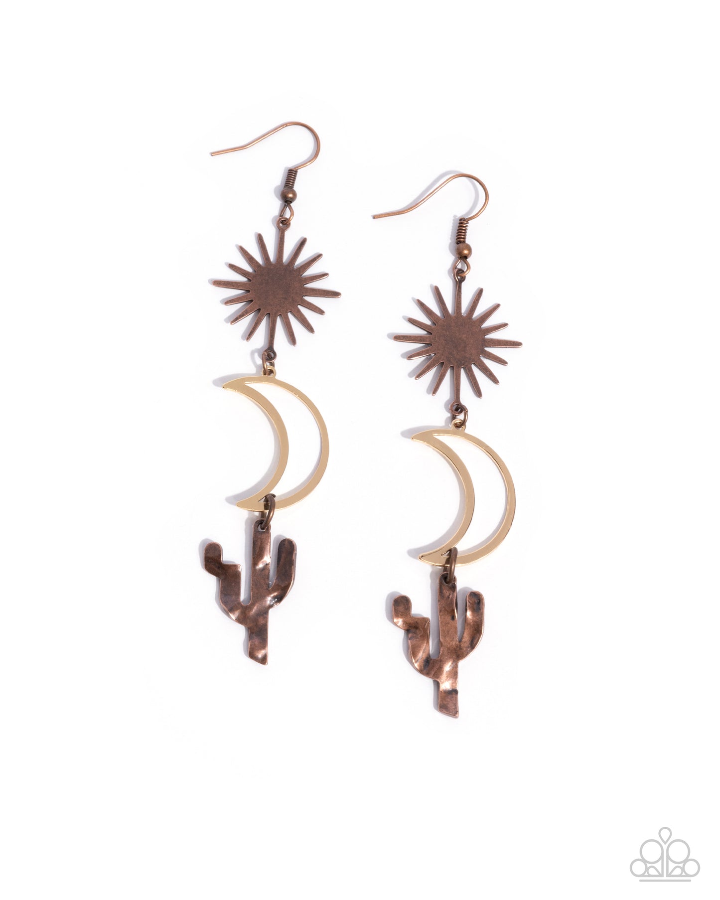 Wishfully Western - Copper Earring