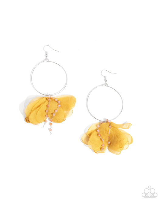 Perennial Perspective - Yellow Earring