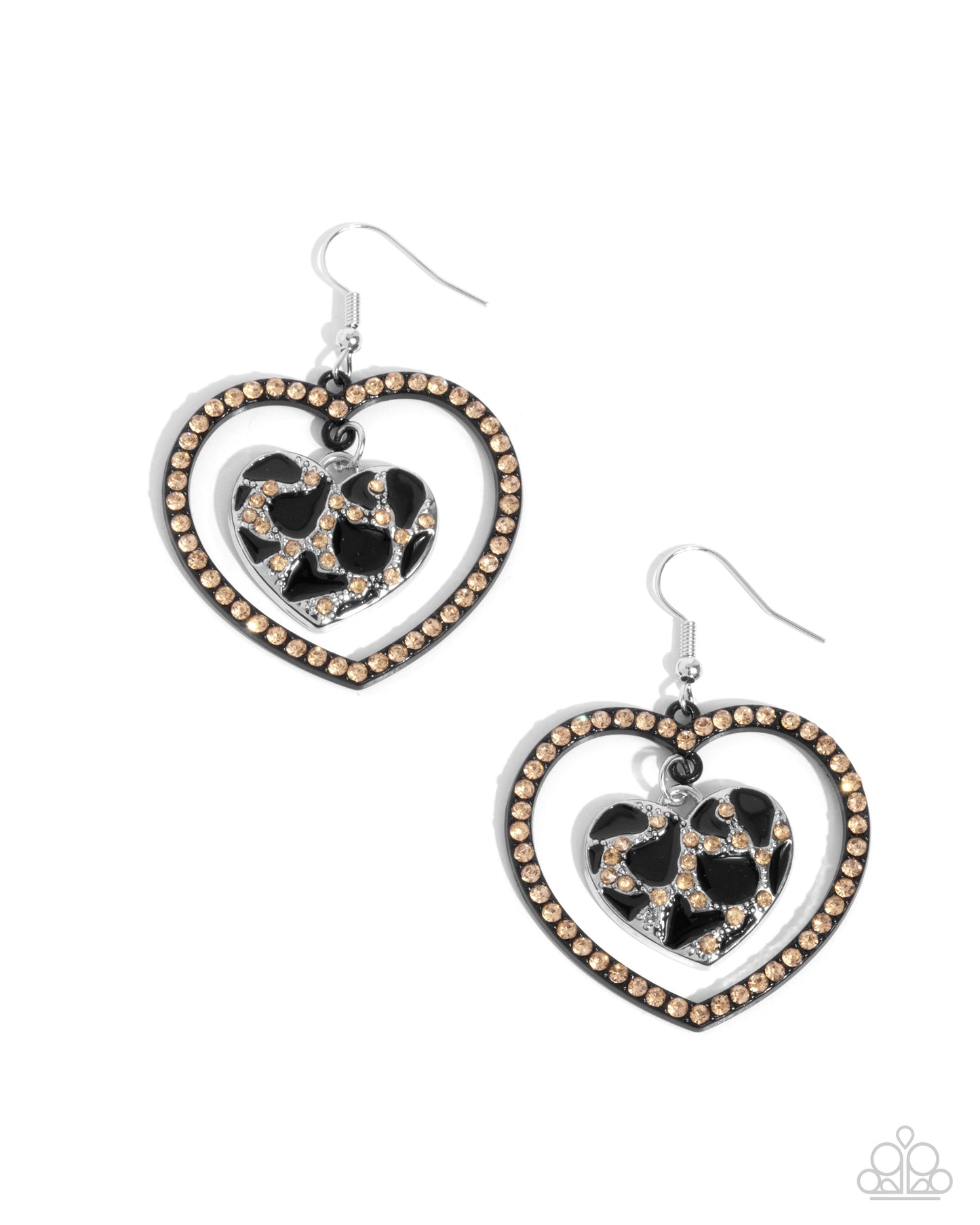 Leopard Love - Black Earring