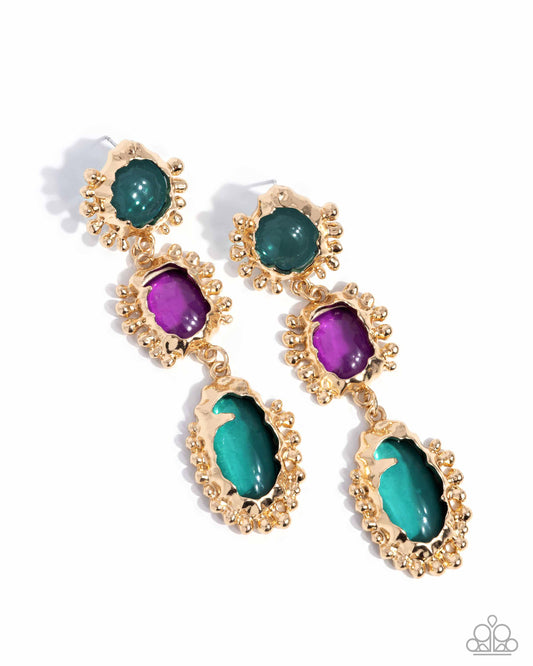 Emotional Elegance - Green Earring