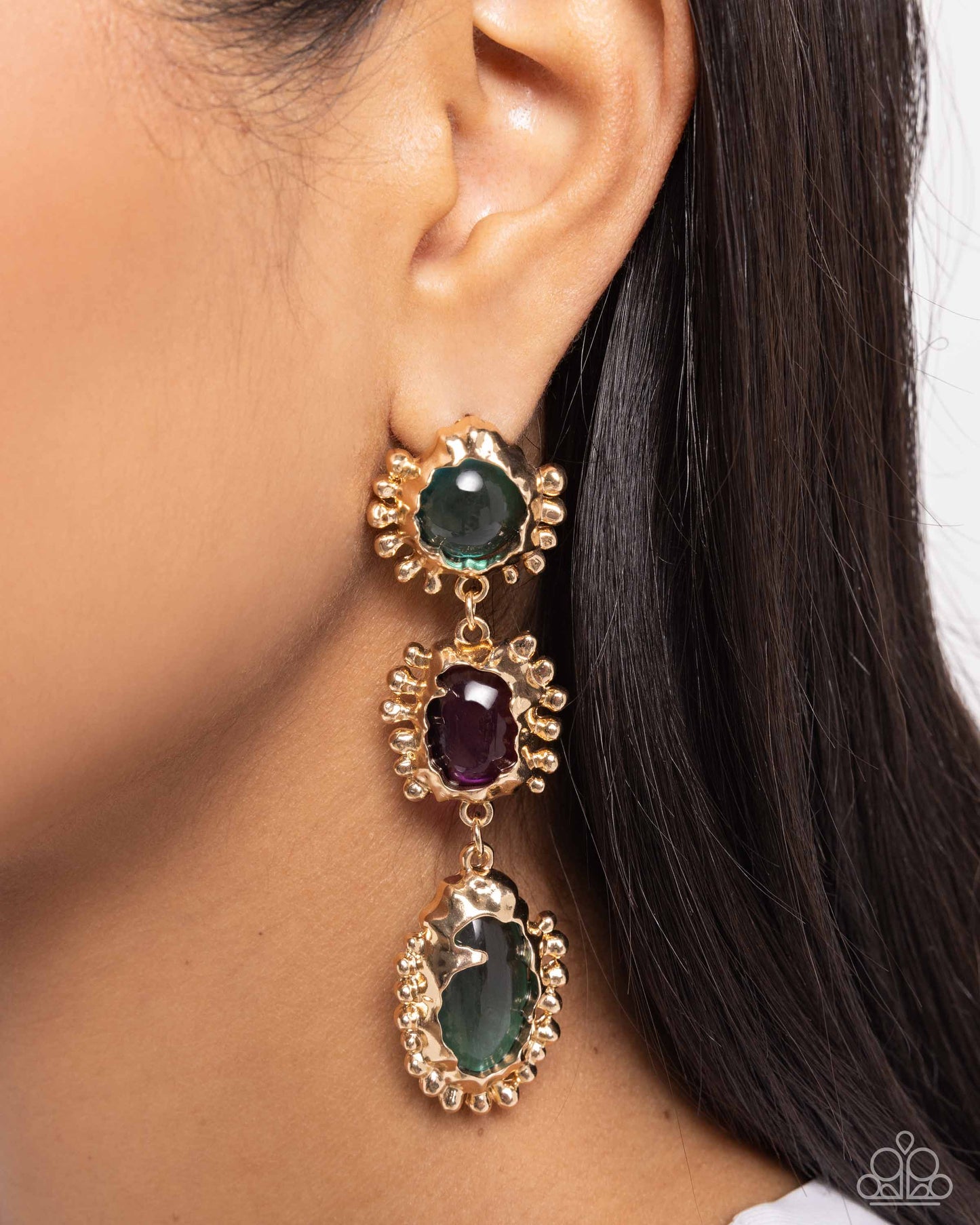 Emotional Elegance - Green Earring