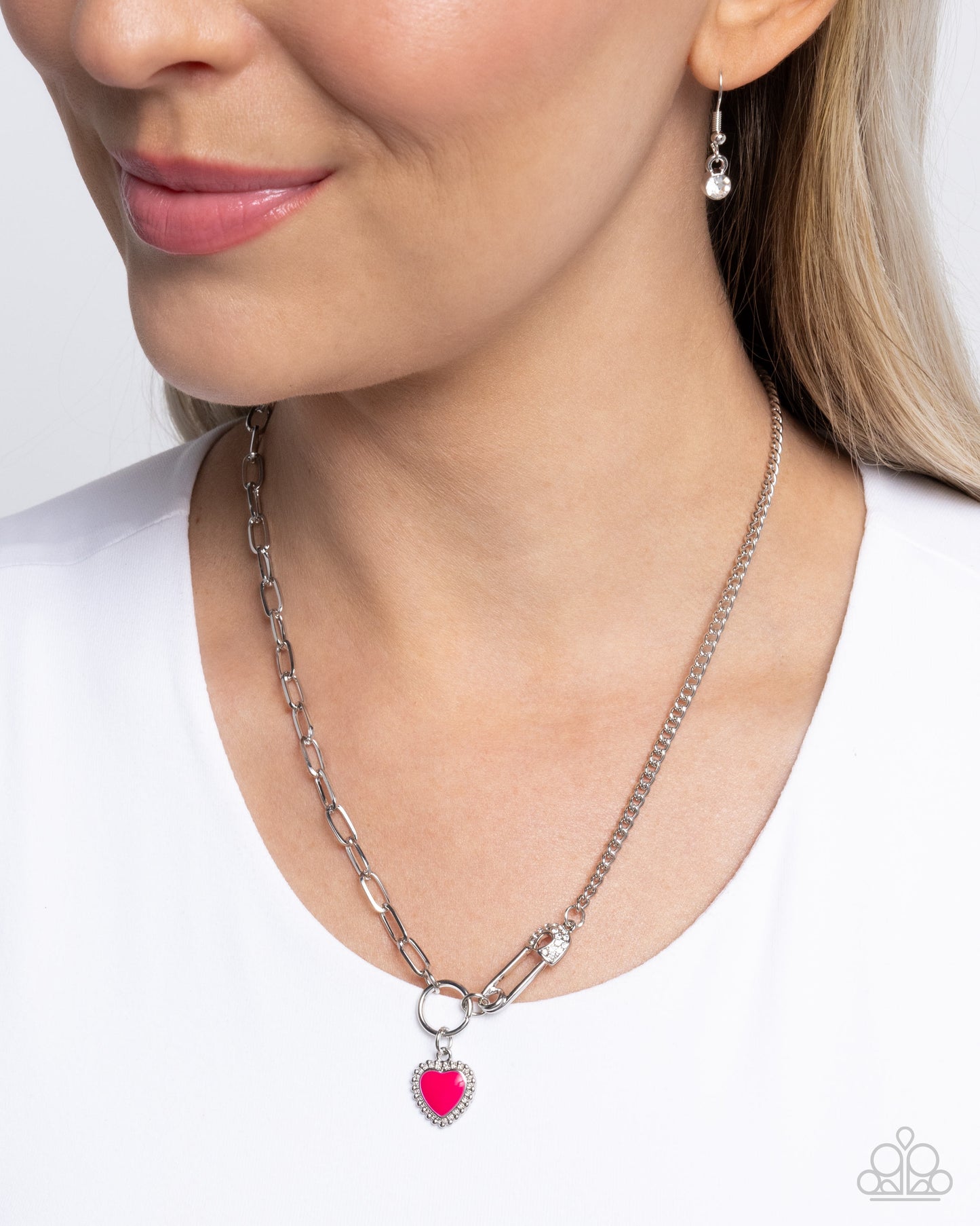 Valuable Valor - Pink Necklace