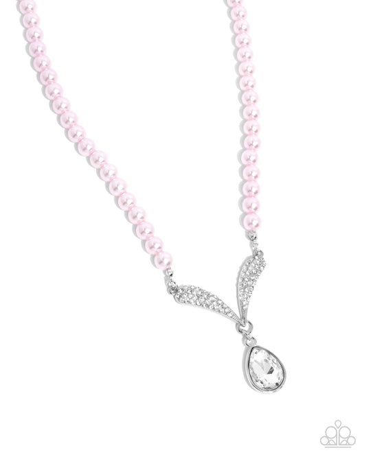 Avant-Garde Adornment - Pink Necklace