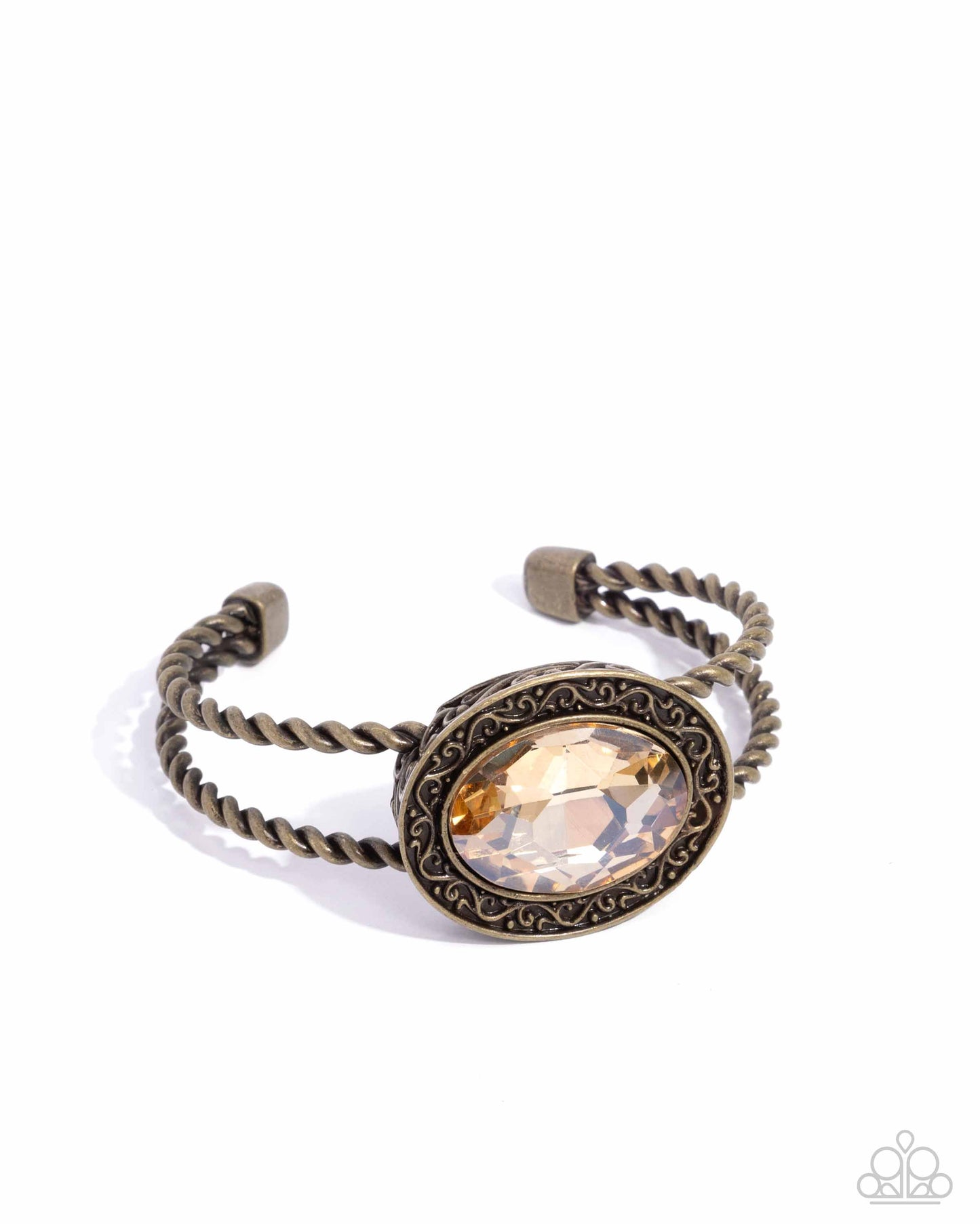 Braided Balance - Brass Bracelet