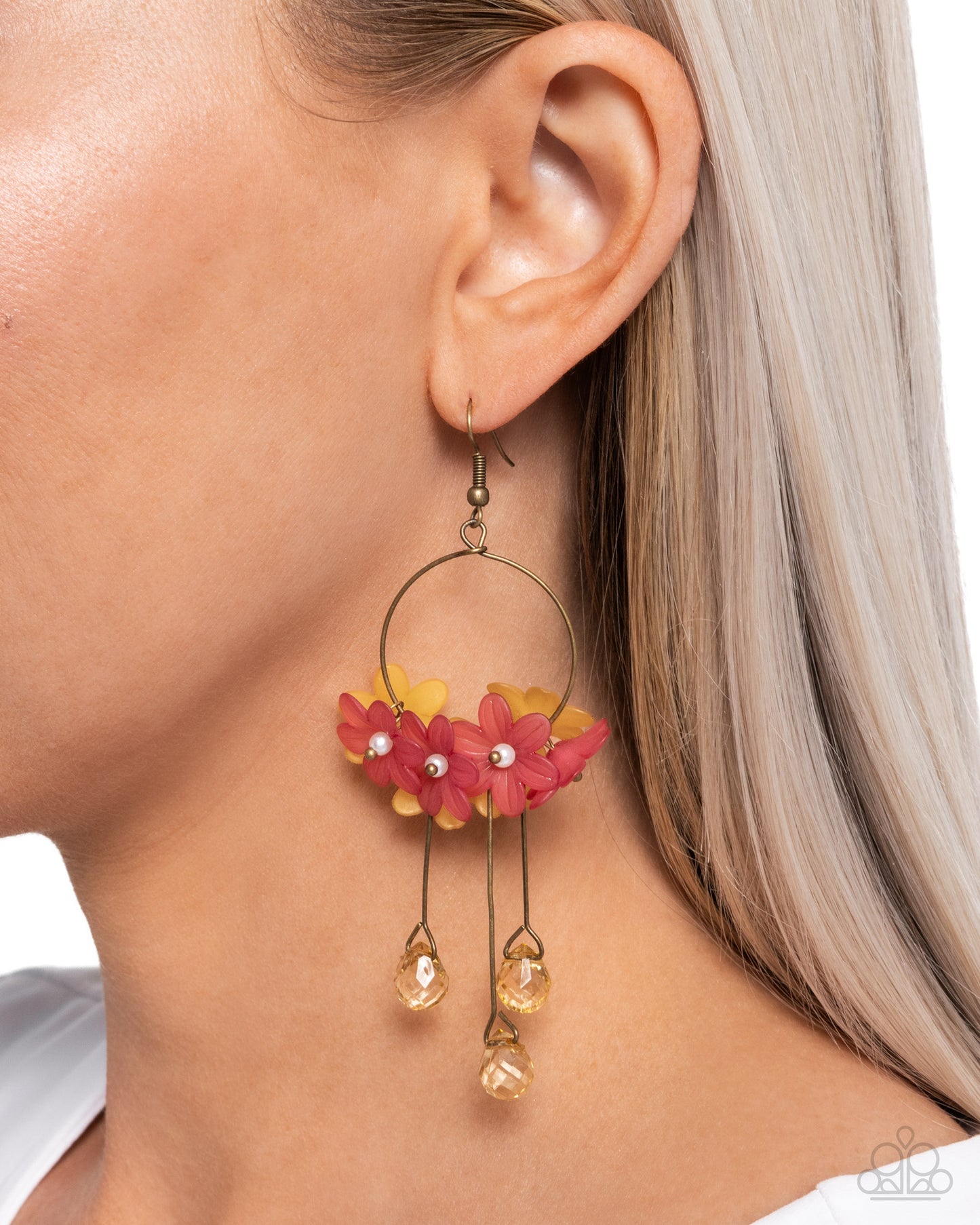 Whimsical Work - Brass Earring