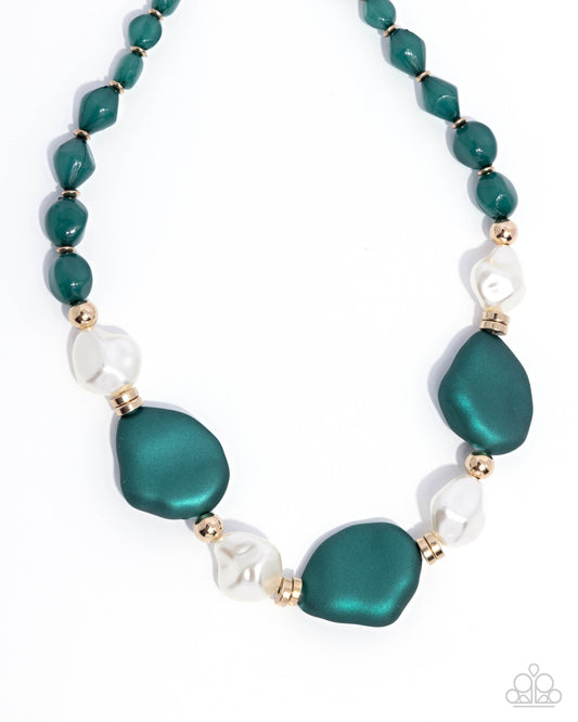 Forever Feature - Green Necklace