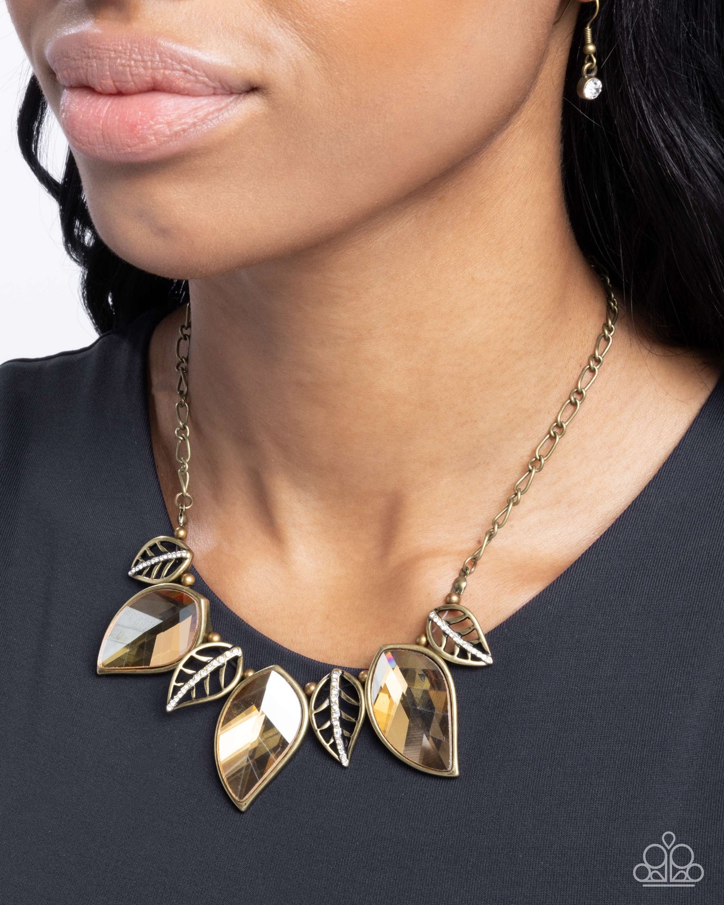 Leafy Leader - Brass Necklace