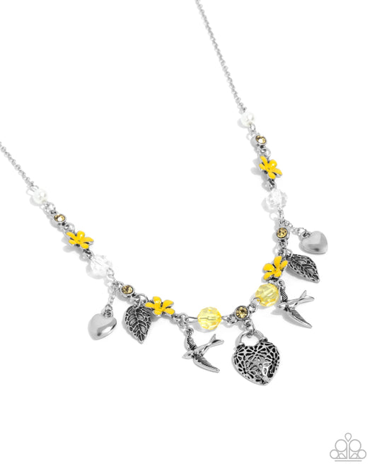 Flight of the Sparrow - Yellow Necklace