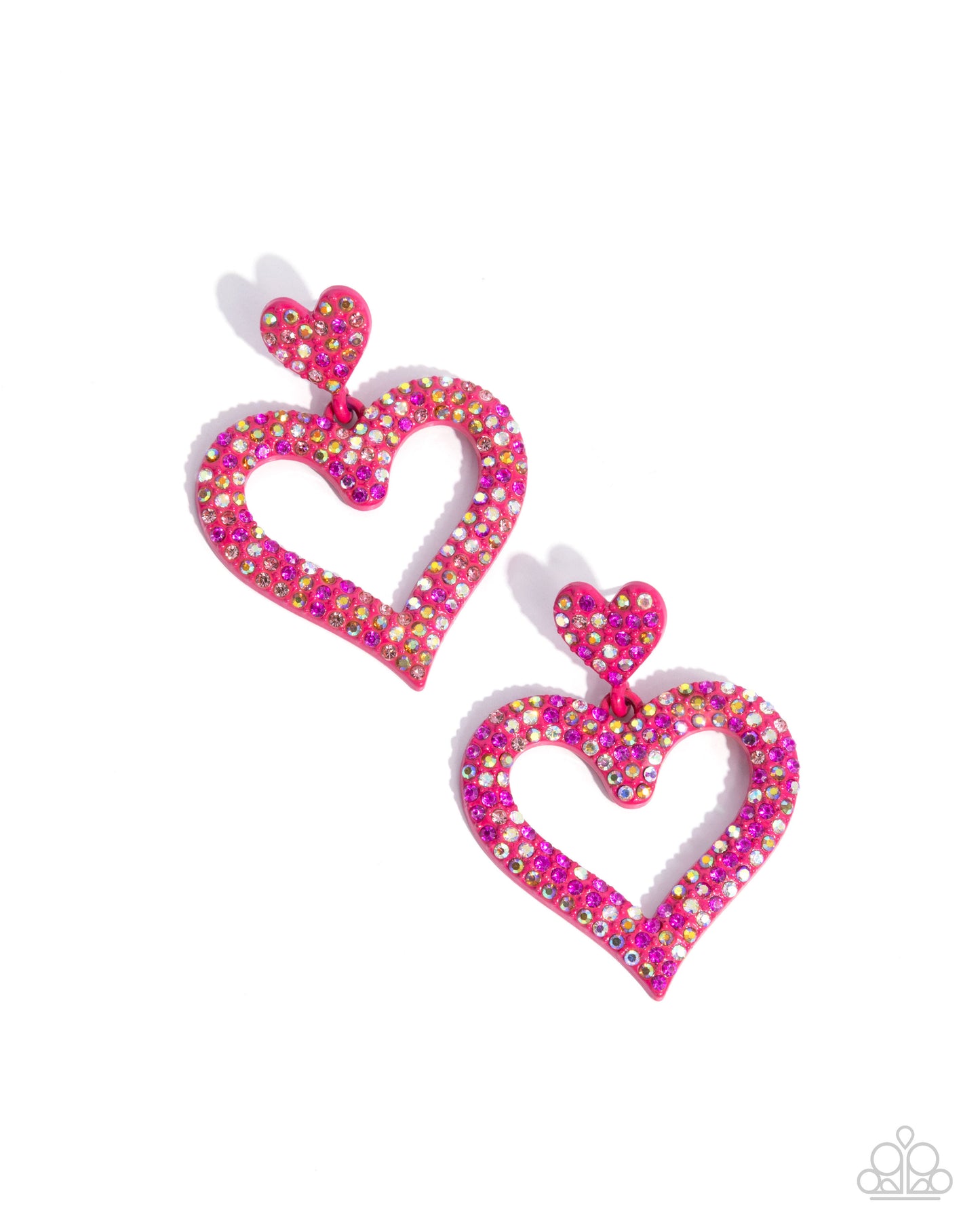 Dazzling Deed - Pink Earring