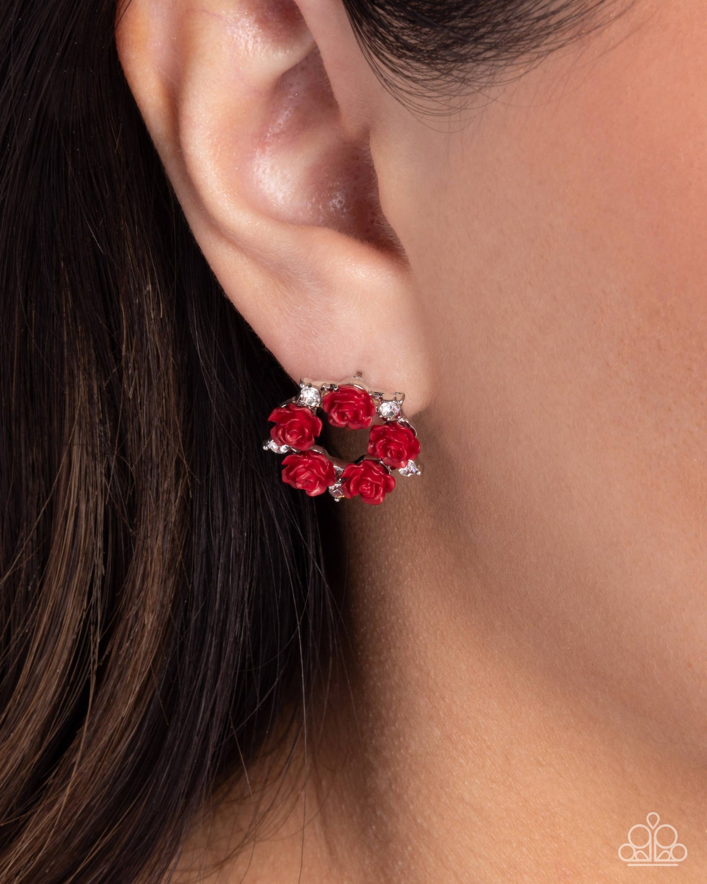 Grace Personified - Red Earring