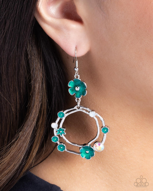 Wreathed Waikiki - Green Earring