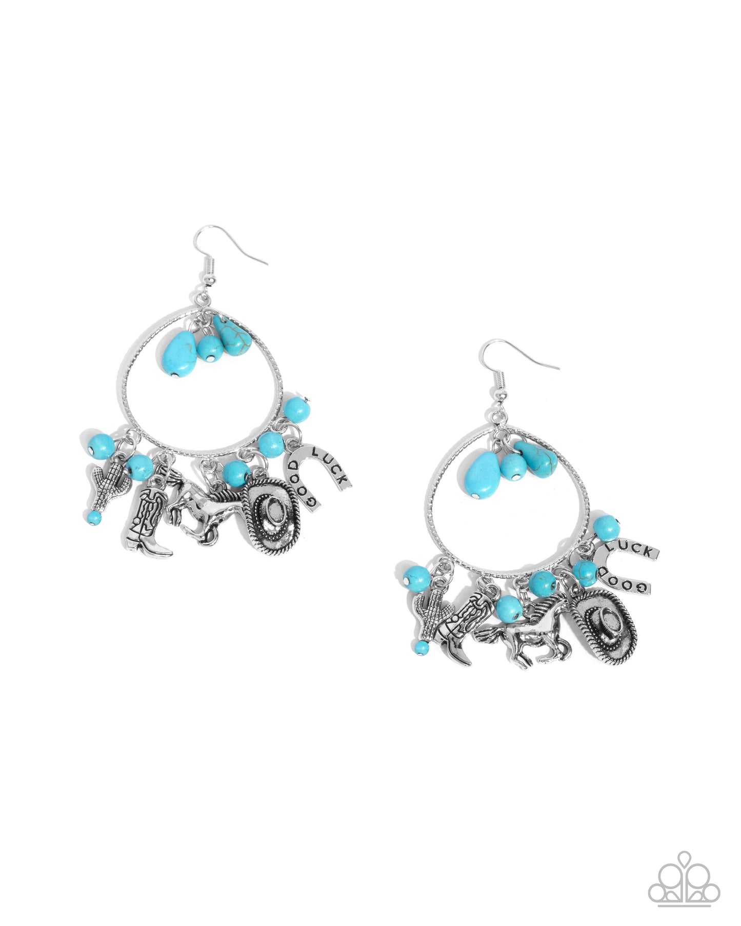 Western Whisper - Blue Earring