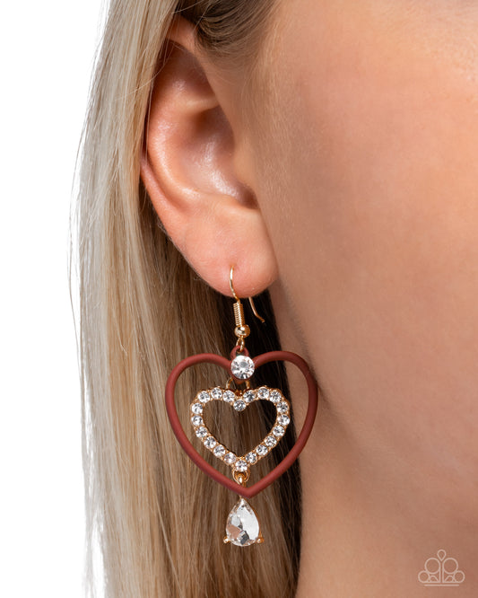 Soft and Sweet - Red Earring