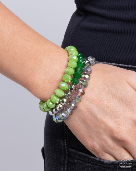 Memorable Makeover - Green Bracelet