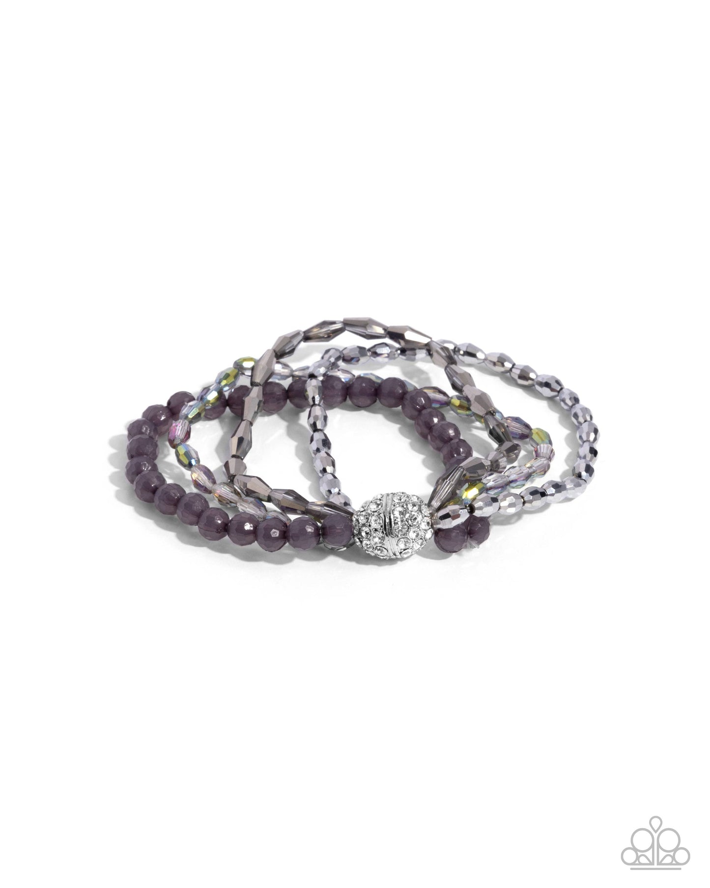 Beaded Boundary - Silver Bracelet